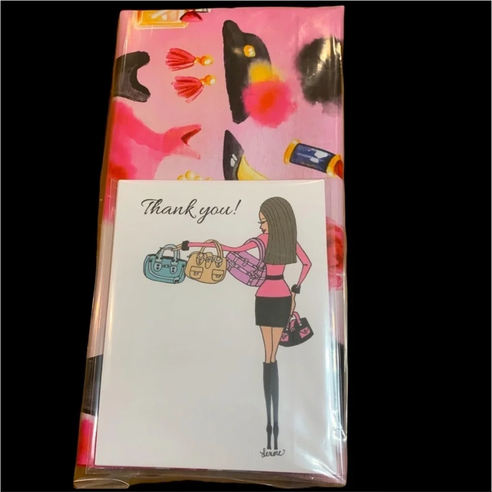 20 piece shopping diva Shipping bundle note cards & 10”X 13” poly mailers